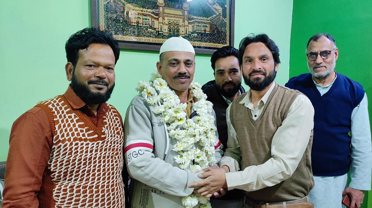 ऑल इण्डिया हज वेलफेयर सोसायटी के राष्ट्रीय अध्यक्ष के धार आगमन पर हुआ स्वागत | New India Times