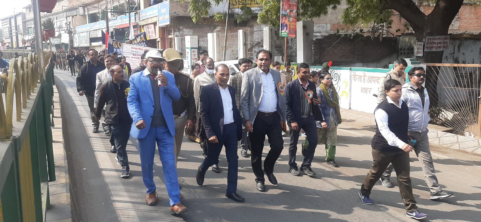 मानव विकास संस्थान एवं परिवहन विभाग के सौजन्य से किया गया रैली का आयोजन | New India Times