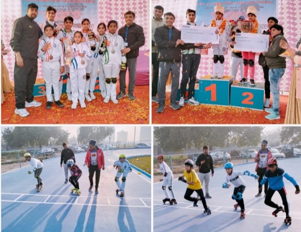 ऑल इंड़िया रोलर स्केटिंग में सेंट एंजेल्स के खिलाड़ियों ने रचा इतिहास | New India Times