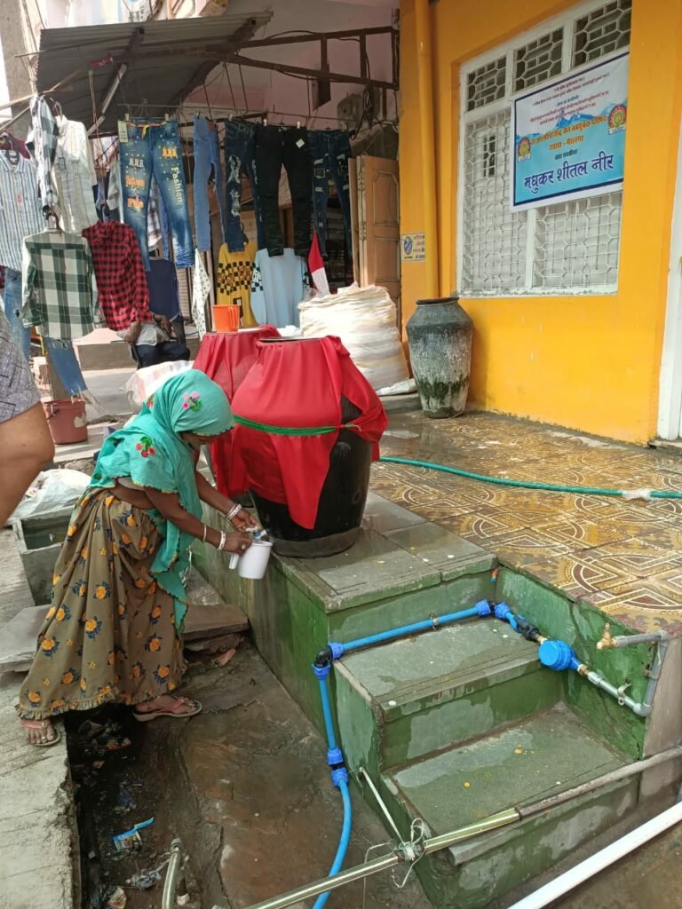 अब होंगे सूखे कंठ तर, शीतल प्याऊ का हुआ श्री गणेश | New India Times