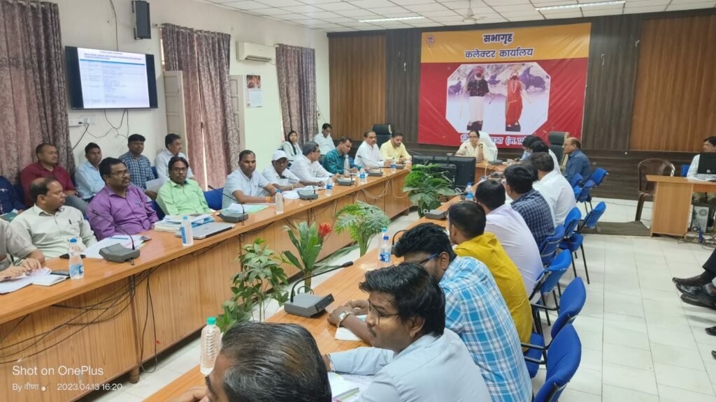 निर्माण कार्यों को उच्च गुणवत्तापूर्ण एवं समय सीमा में पूर्ण करें: कलेक्टर | New India Times