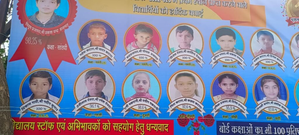 विद्यालय के परीक्षा परिणाम में टॉप करने वाले बच्चों को प्रमाण पत्र एवं ट्राफी देकर किया गया सम्मानित | New India Times