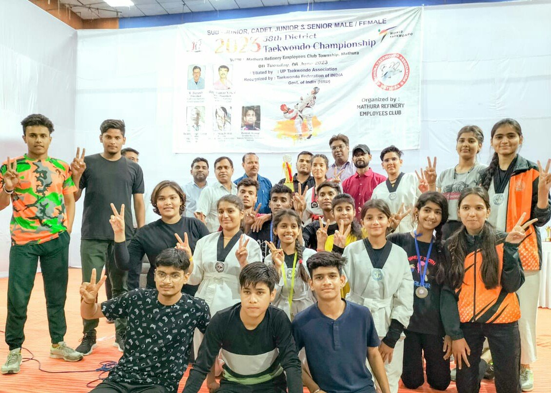 37वीं जिला ताइक्वांडो प्रतियोगिता में बच्चों ने दिखाई अपनी प्रतिभा, अब चयनित खिलाड़ी लखनऊ में आयोजित होने वाले राज्य स्तरीय प्रतियोगिता में करेंगे प्रतिभाग | New India Times