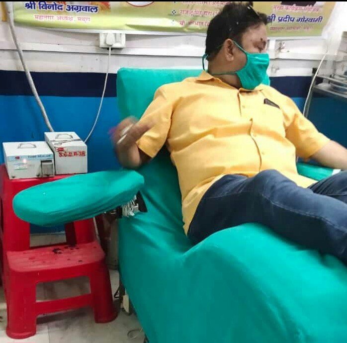 विश्व रक्तदाता दिवस पर भाजपा अल्पसंख्यक मोर्चा ने जहीर अब्बास जैदी के नेतृत्व में लगाया  स्वैच्छिक रक्तदान शिविर | New India Times