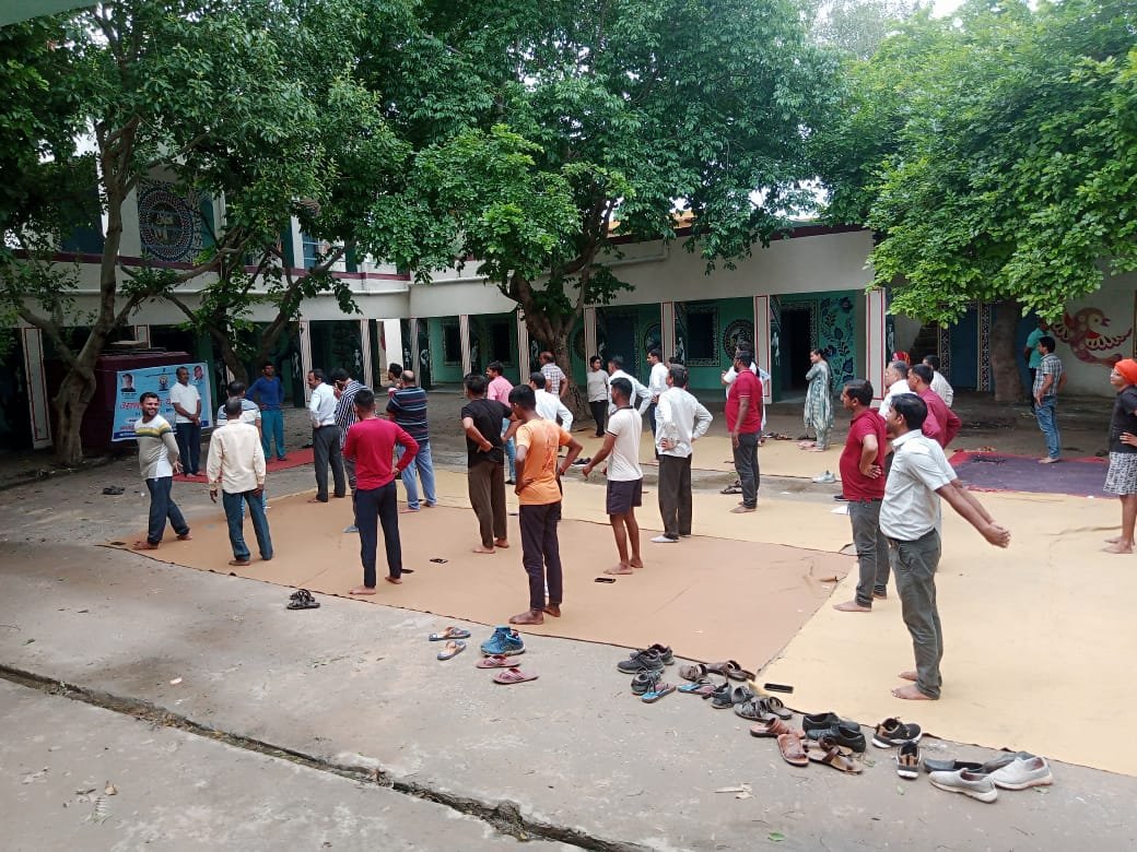 महात्मा गांधी गवर्नमेंट स्कूल मांगरोल में 21 जून को योग दिवस के नवें संस्करण का हुआ आयोजन | New India Times