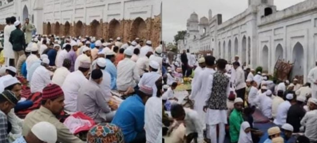 बुरहानपुर एवं उपनगर लालबाग की 26 मस्जिदों और 3 ईदगाहों में अदा की गई ईद-उल-अज़हा की नमाज़ | New India Times