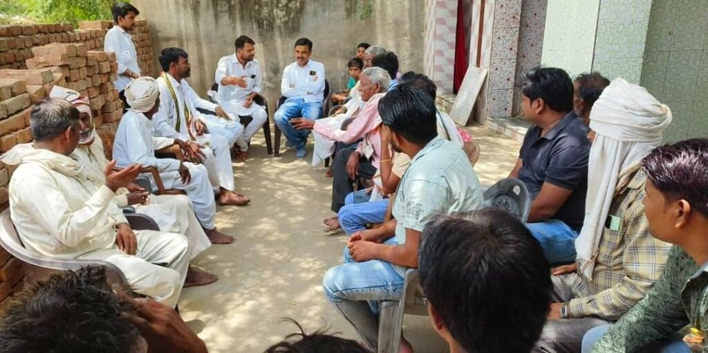 प्रशांत (प्रिंस) हुंडावाल ने धौलपुर विधानसभा क्षेत्र के कई गांवों में किया जनसंपर्क | New India Times