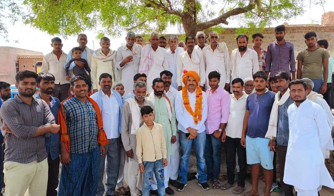 प्रशांत (प्रिंस) हुंडावाल ने धौलपुर विधानसभा क्षेत्र के कई गांवों में किया जनसंपर्क | New India Times