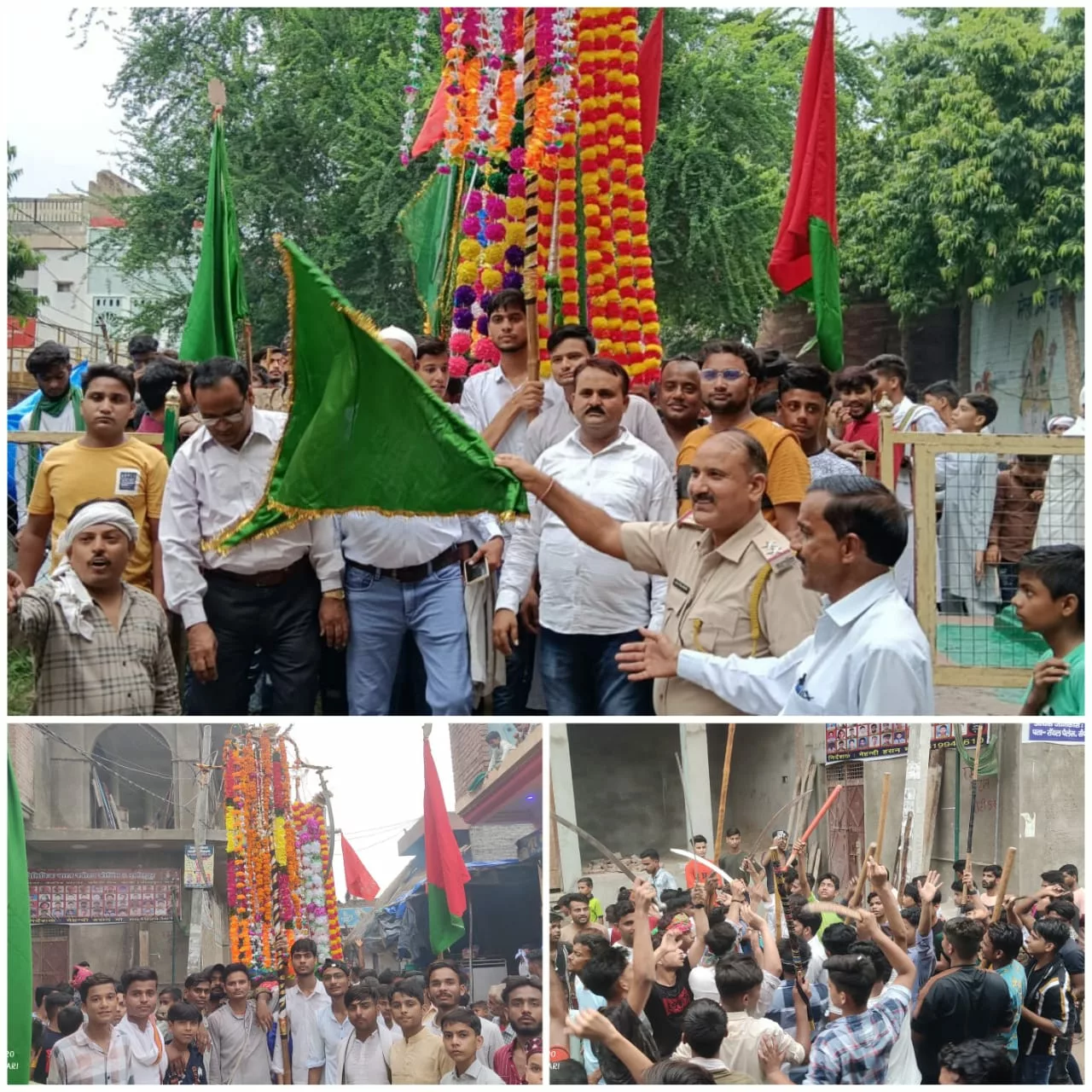 मोहर्रम की सातवीं बड़े हर्षोल्लास के साथ निकाली गई | New India Times