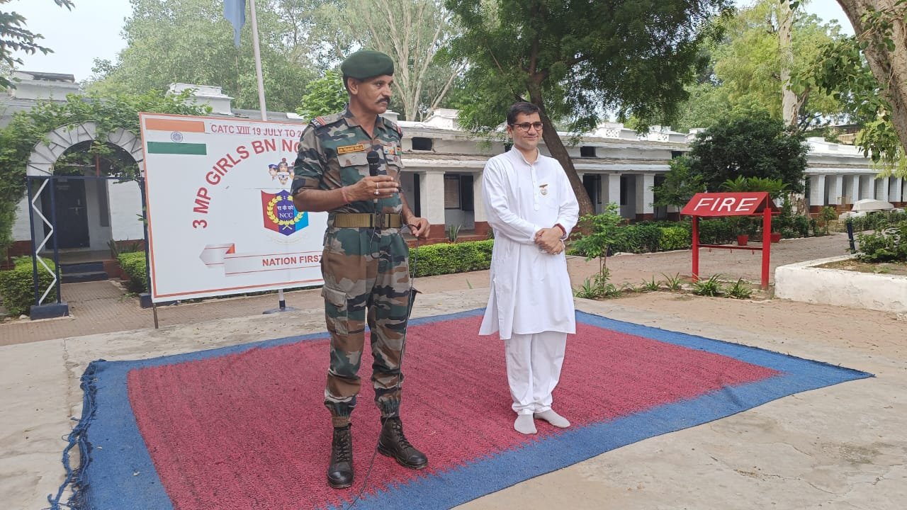 म.प्र. गर्ल्स बटालियन एनसीसी ग्वालियर में मोटिवेशन एवं पॉजिटिव थिंकिंग को लेकर हुआ कार्यक्रम | New India Times