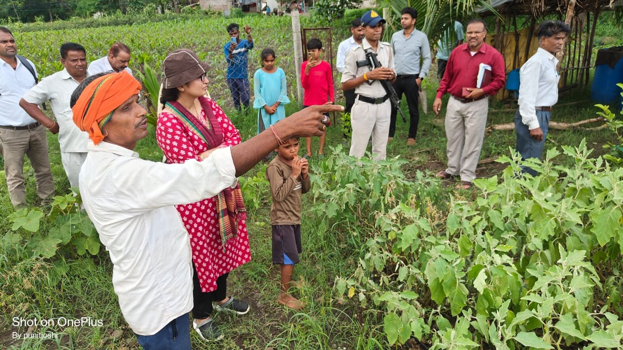 रामा में कृषकों से कलेक्टर ने की रूबरू चर्चा, प्राकृतिक खेती के लिए किया प्रोत्साहित | New India Times