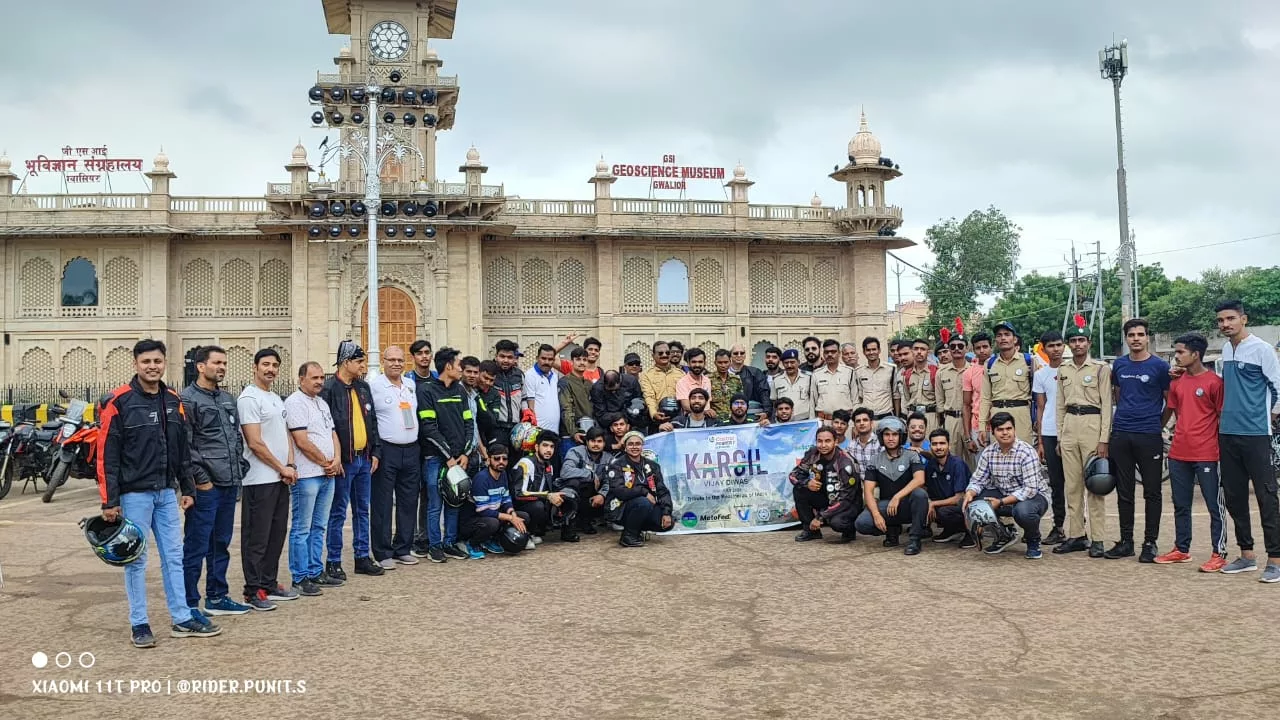 कारगिल विजय दिवस के उपलक्ष में अल्टीमेट वारियर राइडर्स ने किया बाइक रैल का आयोजन | New India Times