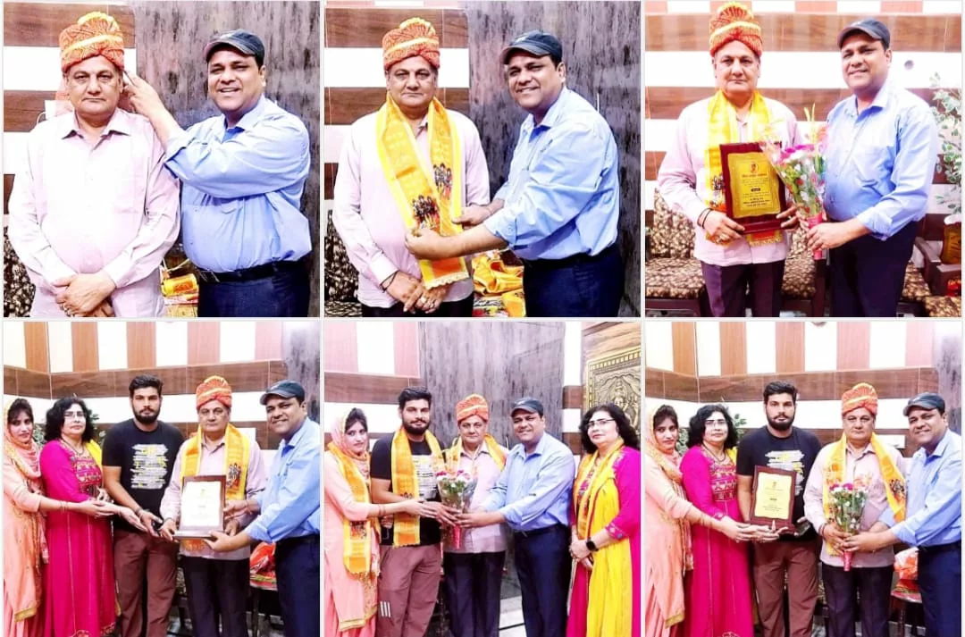 देशहित और समाजहित में किये जा रहे उल्लेखनीय कार्यों के लिए किया गया एडवोकेट गजेन्द्र सिंह कुंडू को नीरा अमृत सम्मान से सम्मानित | New India Times