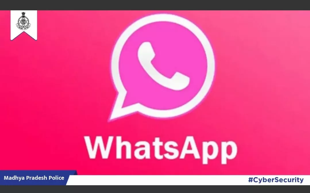 पिंक व्हॉट्सएप को लेकर मध्य प्रदेश पुलिस ने जारी की एडवायजरी | New India Times