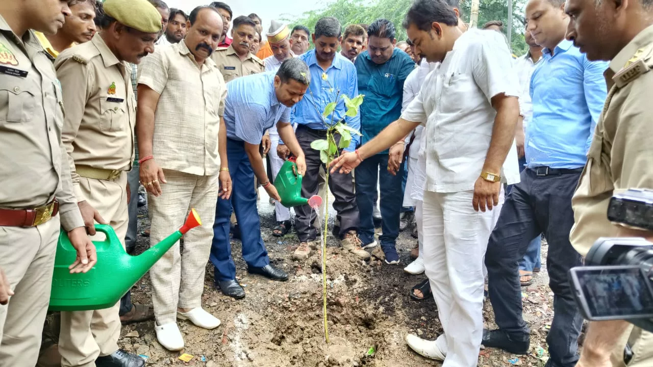 जिलाधिकारी ने मथुरा से वृन्दावन सड़क मार्ग पर लगावाए 400 कदंब के वृक्ष | New India Times