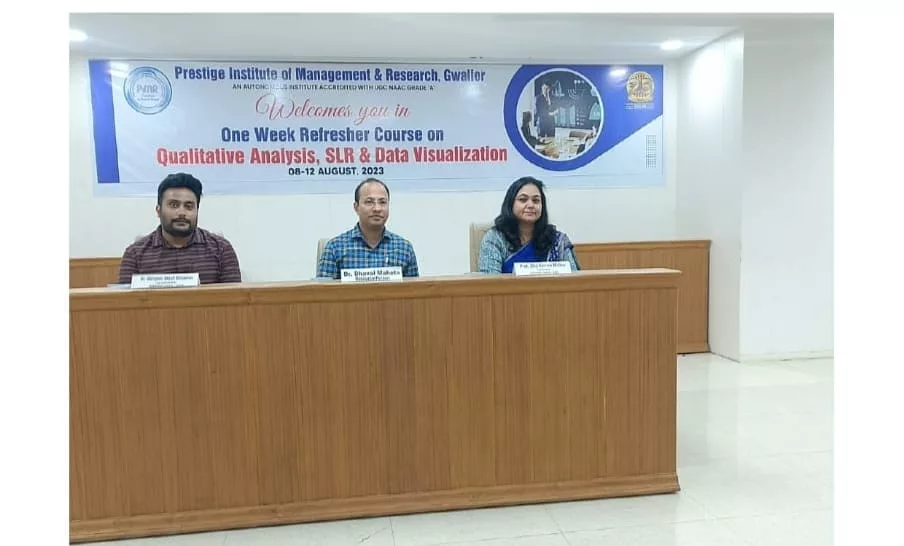 प्रेस्टीज प्रबंधन एवं शोध संस्थान ग्वालियर में पांच दिवसीय रिफ्रेशर कोर्स का हुआ समापन | New India Times