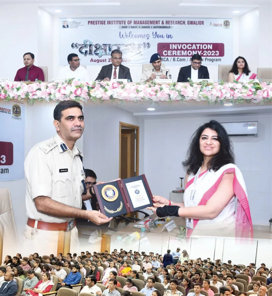 प्रेस्टीज प्रबंधन एवं शोध संस्थान, ग्वालियर में बी.सी.ए., बी.काॅम., बी.ए. एलएलबी. (आनर्स), बी.बी.ए. एलएलबी. (आनर्स), बी.काॅम. एलएलबी. (आनर्स) एवं एल.एल.एम. पाठ्यक्रम के 2023 शिक्षण सत्र के दीक्षारम्भ समारोह का हुआ आयोजन | New India Times
