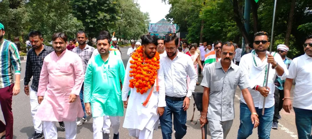 गोटेगांव से चल कर भोपाल पहुंची परिवर्तन विश्वास यात्रा | New India Times