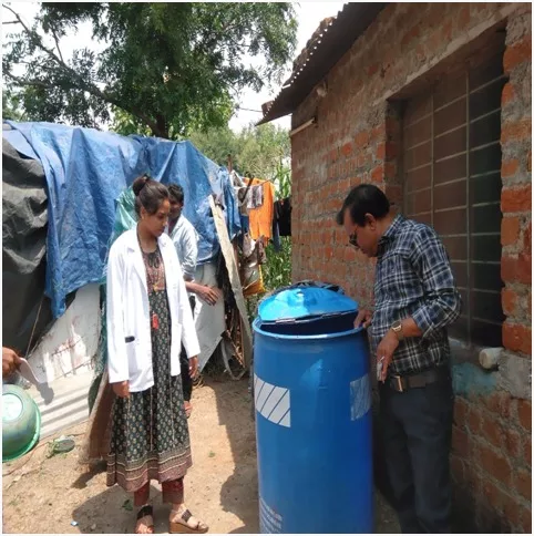 ग्राम बिलीडोज में करवाया गया सघन लार्वा सर्वे | New India Times