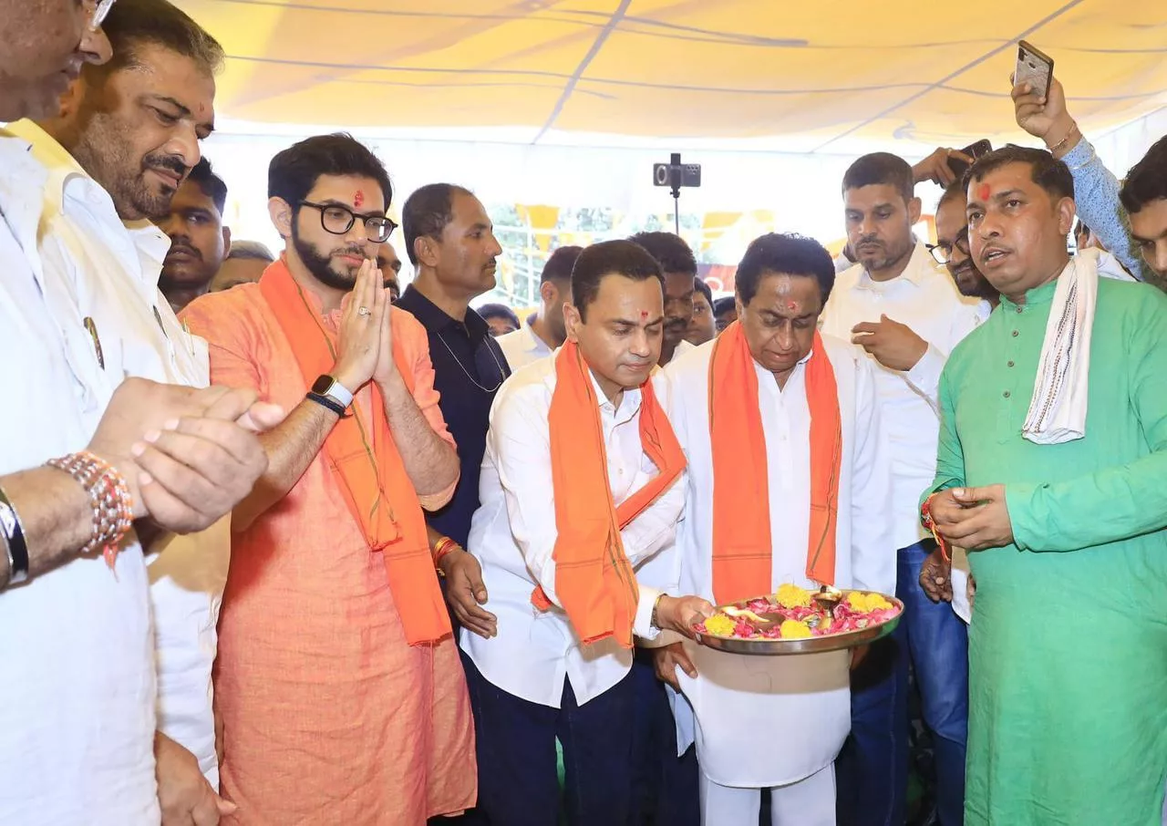 पूर्व मुख्यमंत्री कमलनाथ ने किया छत्रपति शिवाजी महाराज की प्रतिमा का भव्य अनावरण | New India Times