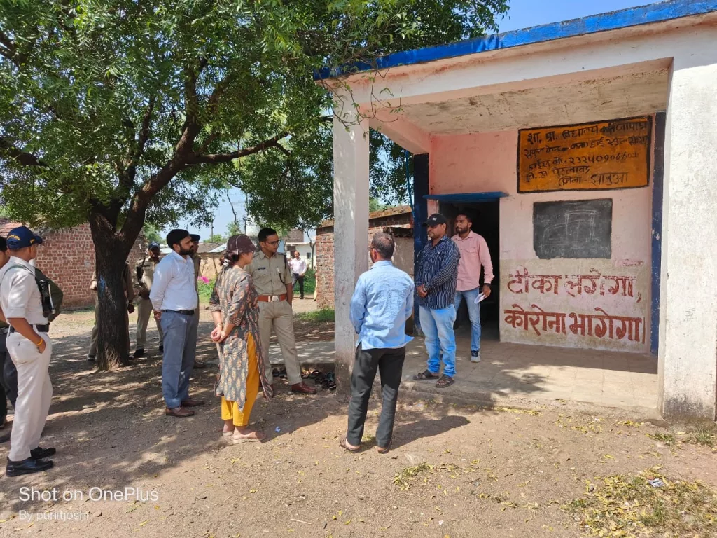 कलेक्टर एवं पुलिस अधीक्षक द्वारा किया गया मतदान केंद्रों का निरीक्षण | New India Times