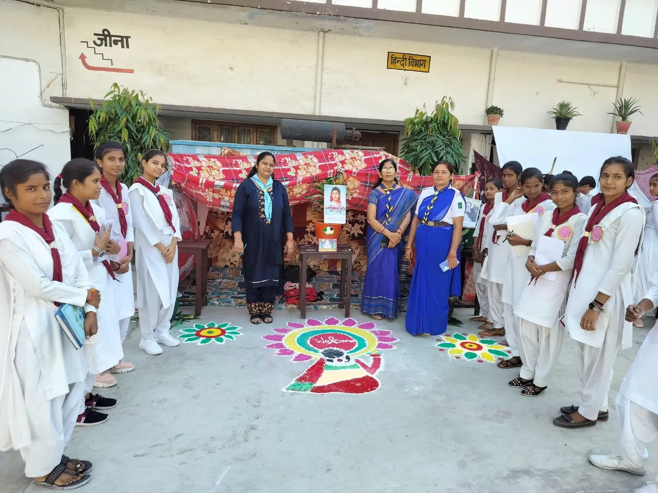 भगवानदीन आर्य कन्या महाविद्यालय के रोवर्स रेंजर्स शिविर का हुआ समापन | New India Times