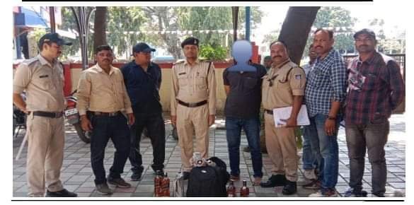 भोपाल रेल्वे स्टेशन पर 24 हजार की विदेशी शराब जब्त | New India Times