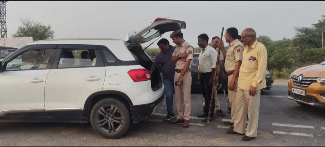 राजस्थान में आगामी विधानसभा चुनाव के मद्देनज़र जिले में भी पुलिस एवं प्रशासन पूरी तरह आ गया है अलर्ट मोड पर | New India Times