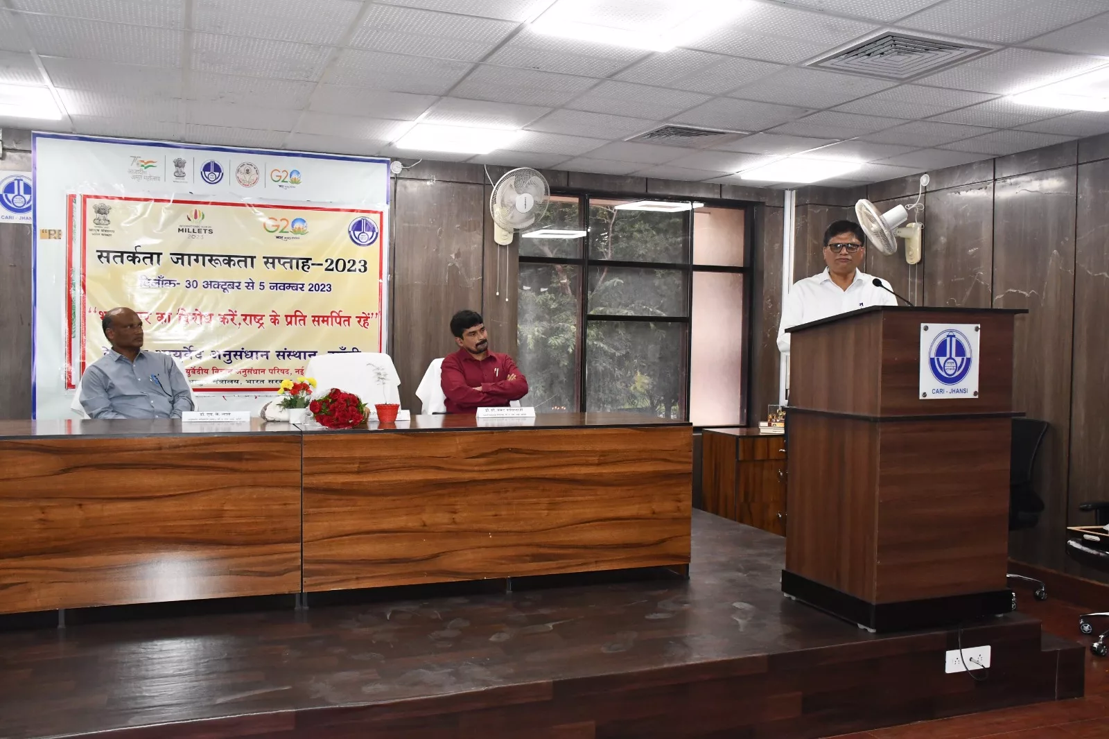 केन्द्रीय आयुर्वेद अनुसंधान संस्थान, झाँसी द्वारा सतर्कता जागरूकता सप्ताह के तहत किया जा रहा है कार्यक्रम का आयोजन | New India Times