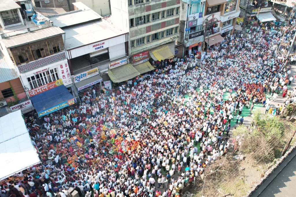 बुरहानपुर में आयोजित भाजपा की विजय संकल्प रैली में शामिल हुए भाजपा के राष्ट्रीय महामंत्री कैलाश विजयवर्गीय, विशाल चुनावी सभा को संबोधित कर अर्चना चिटनिस दीदी को जिताने की अपील की | New India Times
