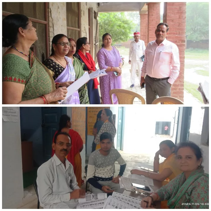 विभिन्न विद्यालयों में चल रहे पुनरीक्षण कार्यक्रम का जिलाधिकारी ने किया निरीक्षण | New India Times