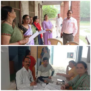 विभिन्न विद्यालयों में चल रहे पुनरीक्षण कार्यक्रम का जिलाधिकारी ने किया निरीक्षण | New India Times