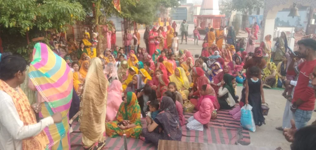 गुरसराए पुराना बस स्टेंड माता रानी मंदिर में हुआ राधा कृष्ण का आयोजन | New India Times