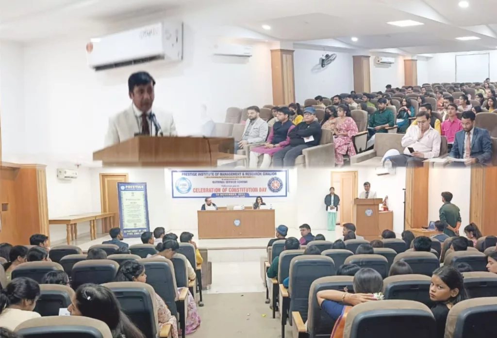 प्रेस्टीज प्रबंधन एवं शोध संस्थान के विधि विभाग एवं राष्ट्रीय सेवा योजना के संयुक्त तत्त्वावधान में संविधान दिवस का हुआ आयोजन 2 प्रेस्टीज प्रबंधन एवं शोध संस्थान के विधि विभाग एवं राष्ट्रीय सेवा योजना के संयुक्त तत्त्वावधान में संविधान दिवस का हुआ आयोजन | New India Times