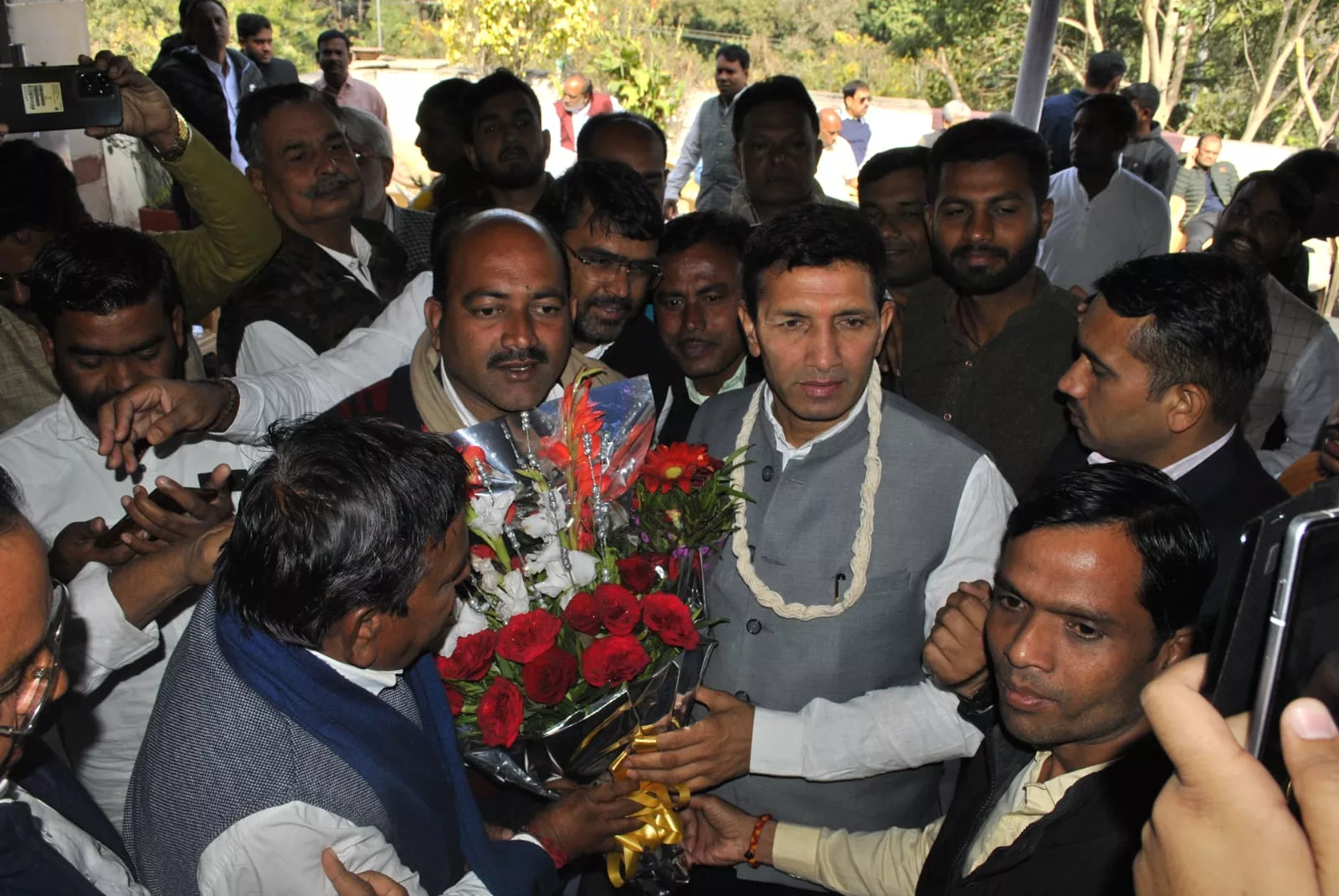 मध्य प्रदेश कांग्रेस कमेटी के नवनियुक्त अध्यक्ष श्री जीतू पटवारी के प्रदेश कांग्रेस मुख्यालय पहुंचने पर हुआ भव्य स्वागत | New India Times