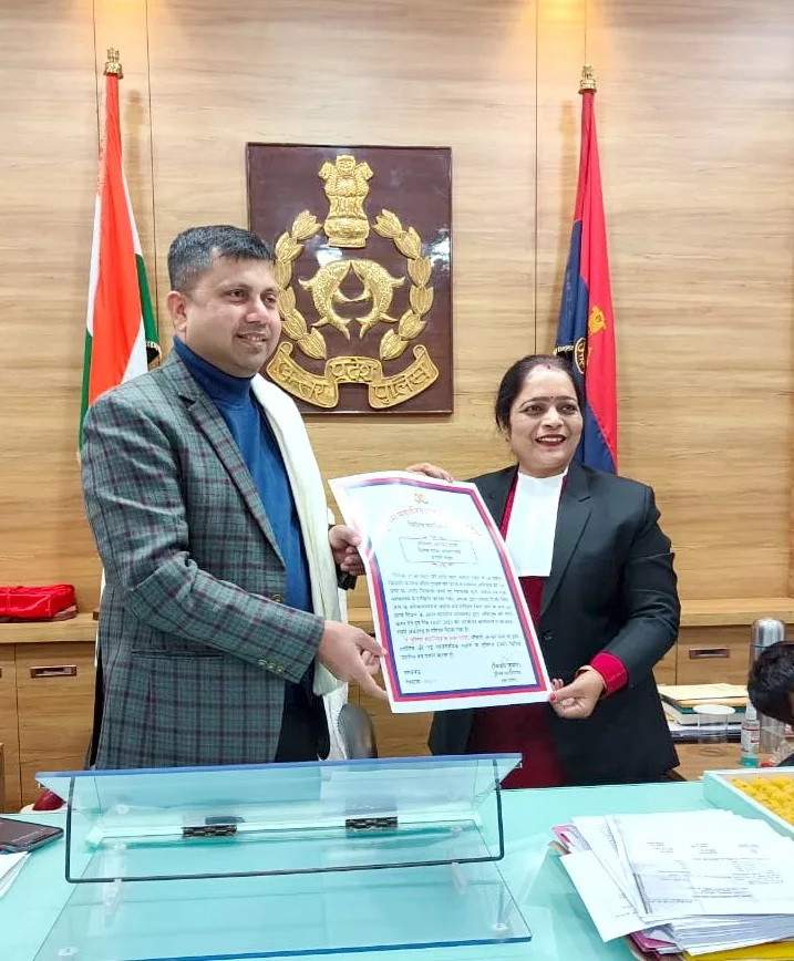 स्पेशल डीजीसी अलका उपमन्यु को पुलिस महानिदेशक द्वारा किया गया सम्मानित | New India Times