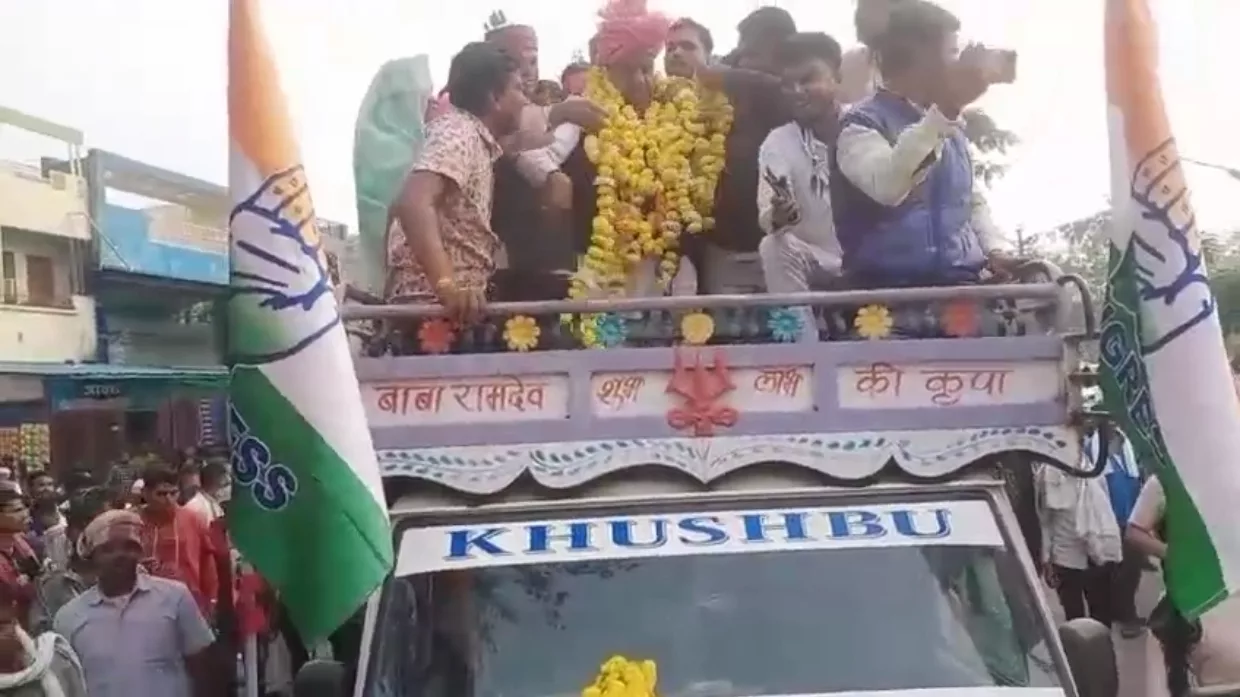 थान्दला में निकाला विजय जुलूस, हजारों समर्थक हुए शामिल, जगह-जगह हुआ स्वागत | New India Times