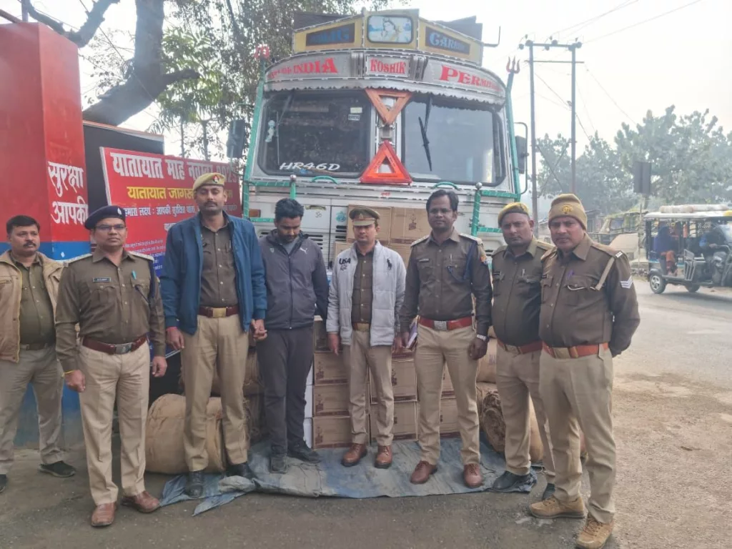 60 लाख की हरियाणा मार्का इंग्लिश शराब बरामद, एक आरोपी गिरफ्तार | New India Times