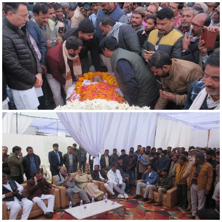 मानवेंद्र सिंह का राजकीय सम्मान के साथ हुआ अंतिम संस्कार | New India Times