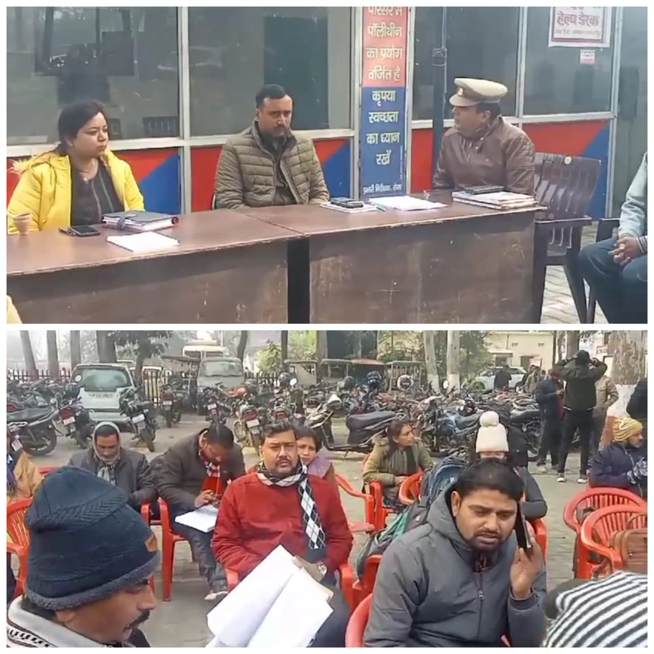 थाना दिवास पर तीन शिकायतों का मौके पर हुआ निस्तारण | New India Times