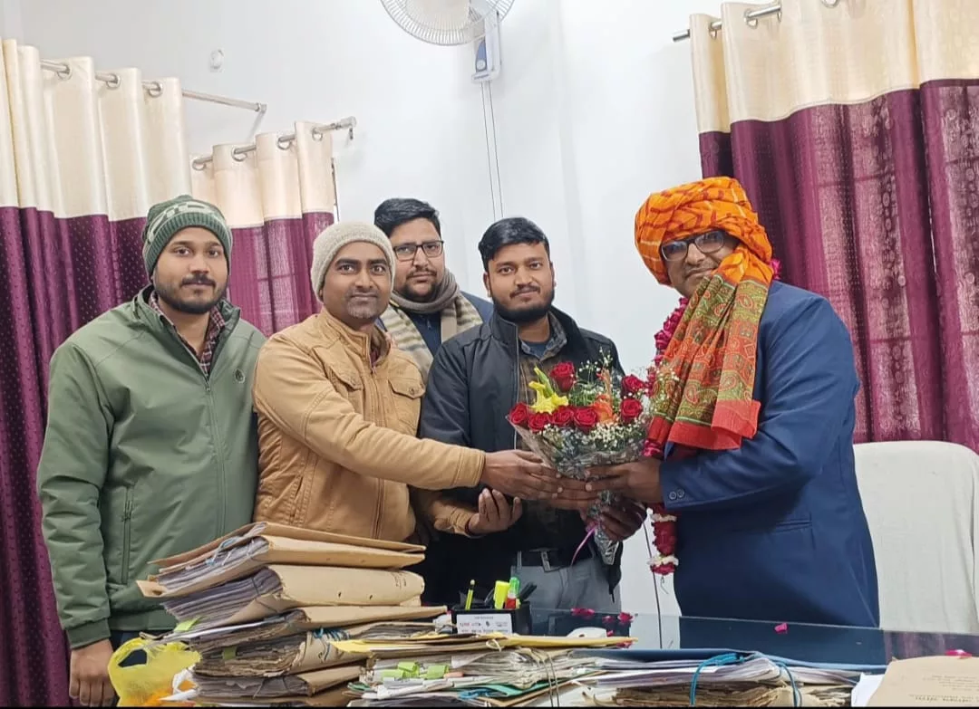 डाकघर में अधीक्षक रामकरण मीणा ने किया पदभार ग्रहण, कर्मचारियों ने किया ज़ोरदार स्वागत | New India Times