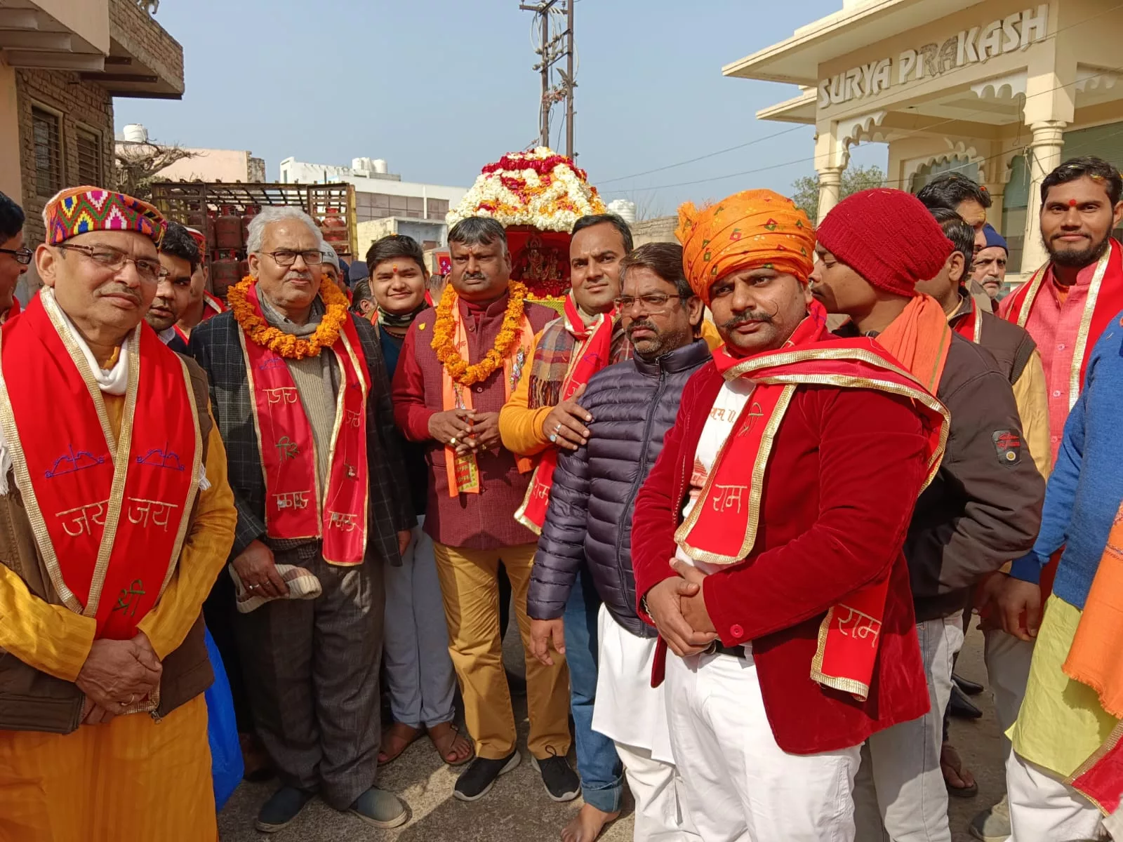 श्री कृष्णा की नगरी मथुरा हुई राममय, सजने लगे हैं घर और मन्दिर, बैंडबाजों के साथ निकली शोभायात्रा... | New India Times