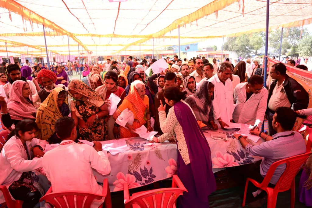 बरमण्डल के स्वास्थ्य शिविर में शाम तक 9 हज़ार से अधिक मरीजों की हुई जाँच | New India Times