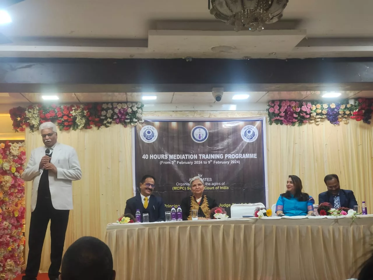 होटल रेडिऐंस में आयोजित मध्यस्थता प्रशिक्षण कार्यक्रम में 45 अधिवक्ताओं ने लिया 40 घंटे का प्रशिक्षण | New India Times