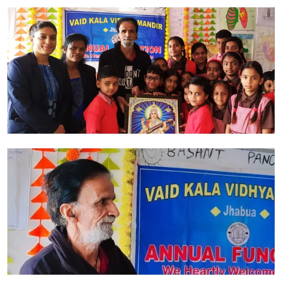 सालों से माँ सरस्वती के चित्रों को भेंट कर सुकून पाता साहित्य साधक डॉ चंचल | New India Times