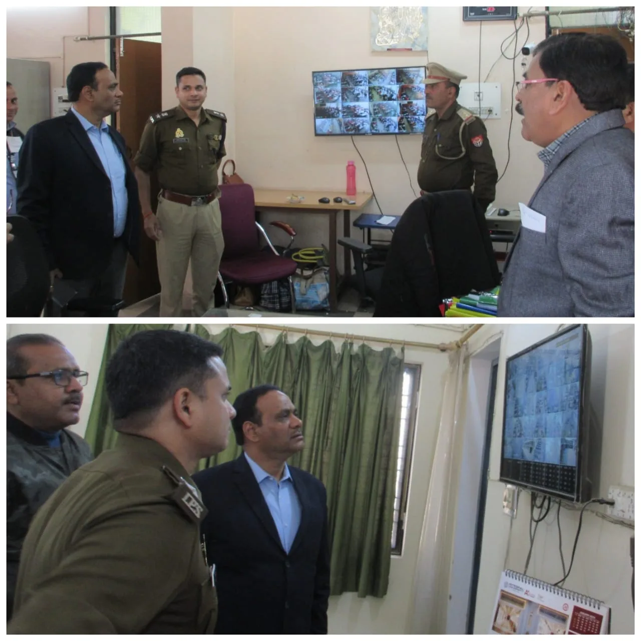 पुलिस भर्ती परीक्षा केंद्रों का एसपी व डीएम ने किया निरीक्षण | New India Times