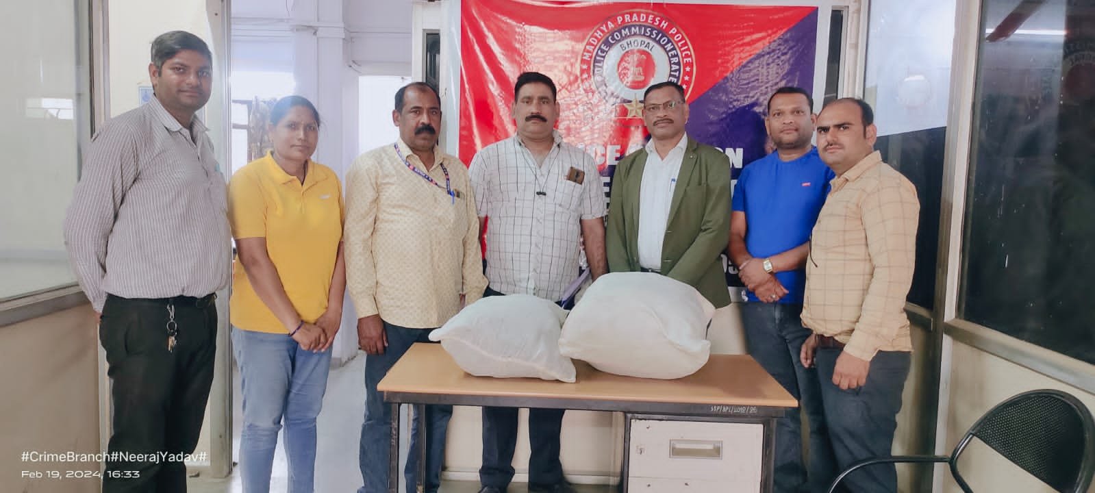 भोपाल क्राइम ब्रांच ने अवैध मादक पदार्थ के कारोबार में लिप्त गांजा तस्करों को किया गिरफ्तार | New India Times