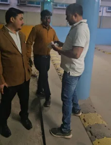 सिटी सेंटर पर स्थित नगर निगम की स्मार्ट पार्किंग पर MIC यातायात (प्रभारी) मंत्री माटू यादव ने किया निरीक्षण | New India Times