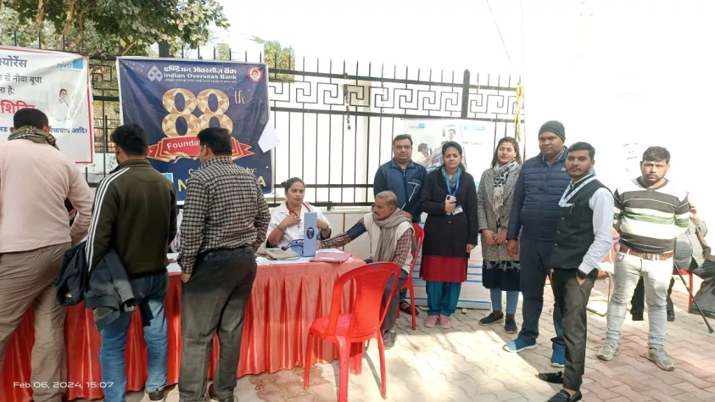 राजीव भवन परिसर में आयोजित हुआ नि:शुल्क स्वास्थ्य जांच शिविर | New India Times