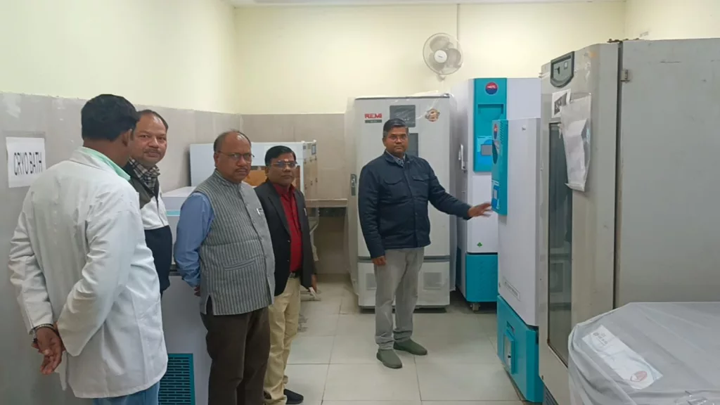 जिला पुरुष अस्पताल में ब्लड सेपरेटर यूनिट लाइसेंस के लिए हुआ निरीक्षण | New India Times